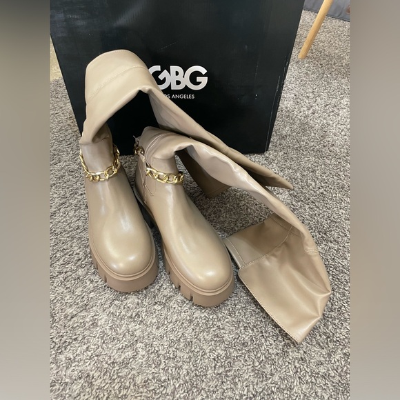 Over the knee GBG Los Angeles Coen boots Nwt - Picture 3 of 10